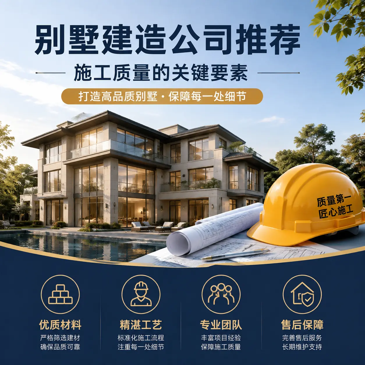 别墅建造公司推荐: 江西 施工质量的关键要素
