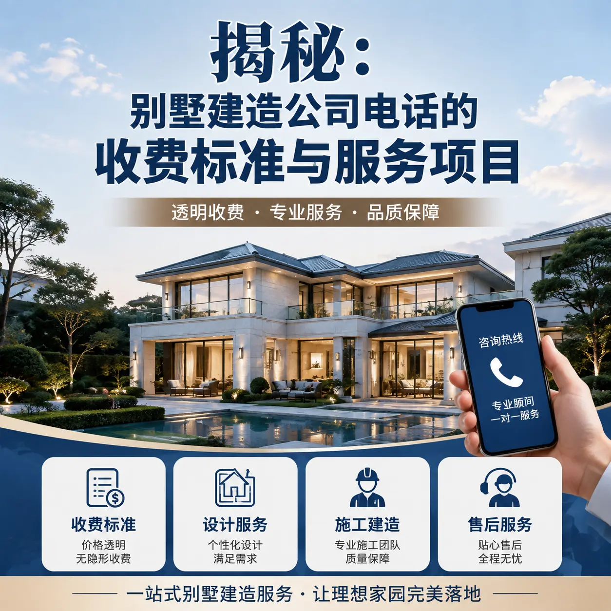 揭秘:江西别墅建造公司电话的收费标准与服务项目