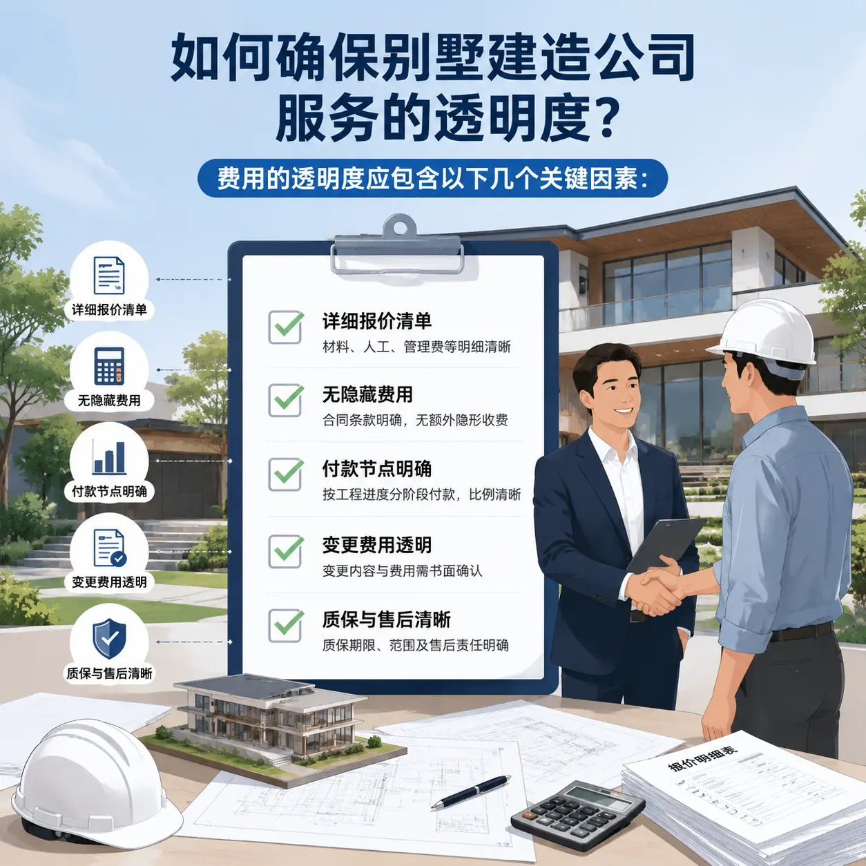 在 江西 如何确保别墅建造公司服务的透明度?