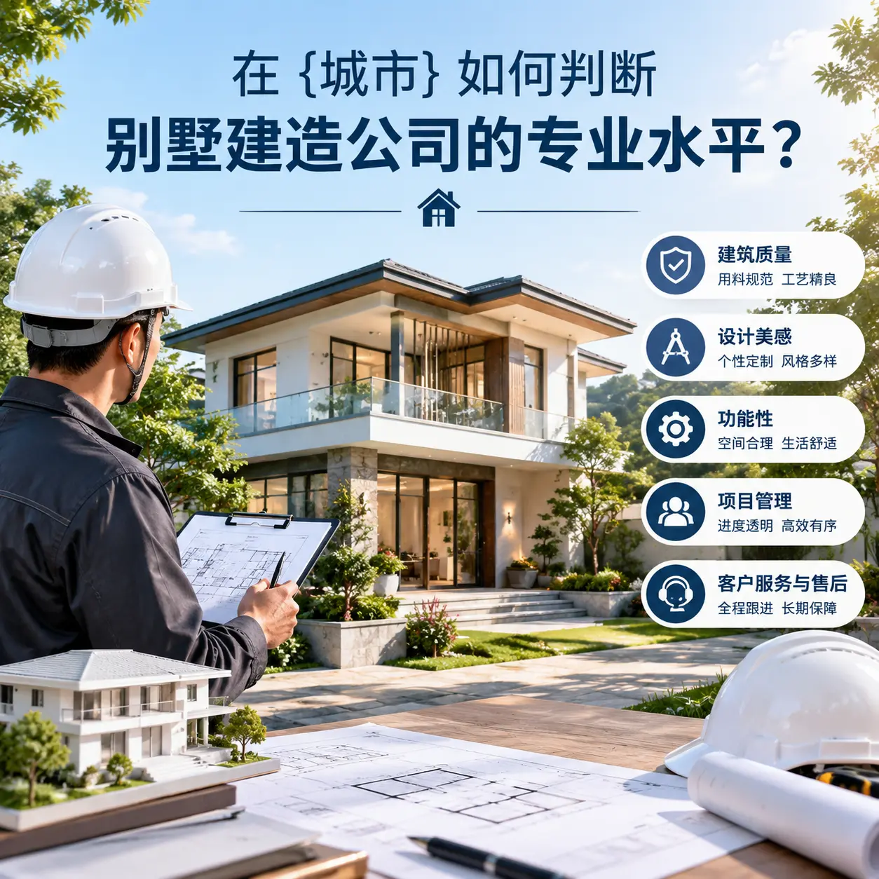 在 江西 如何判断别墅建造公司的专业水平?