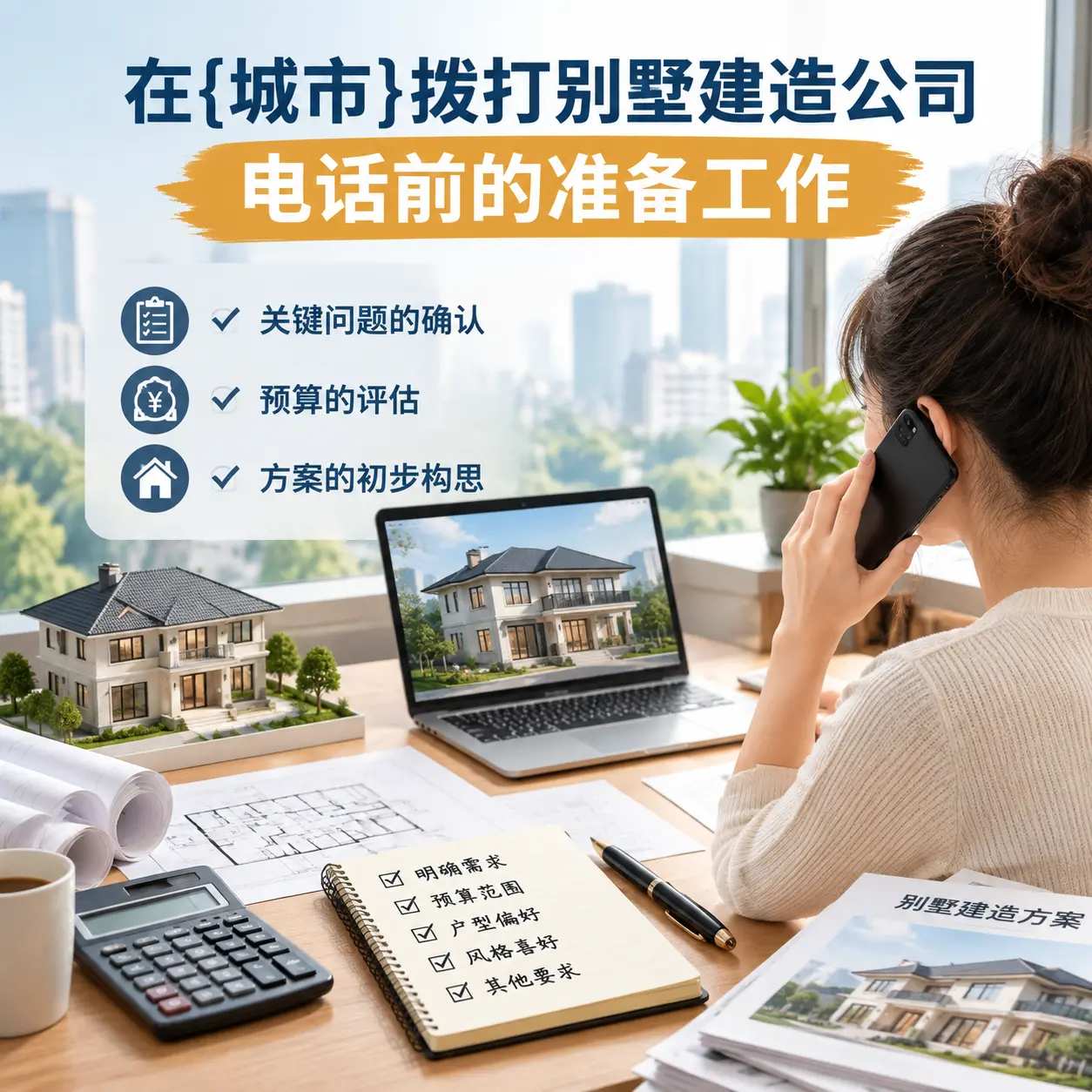 在江西拨打别墅建造公司电话前的准备工作