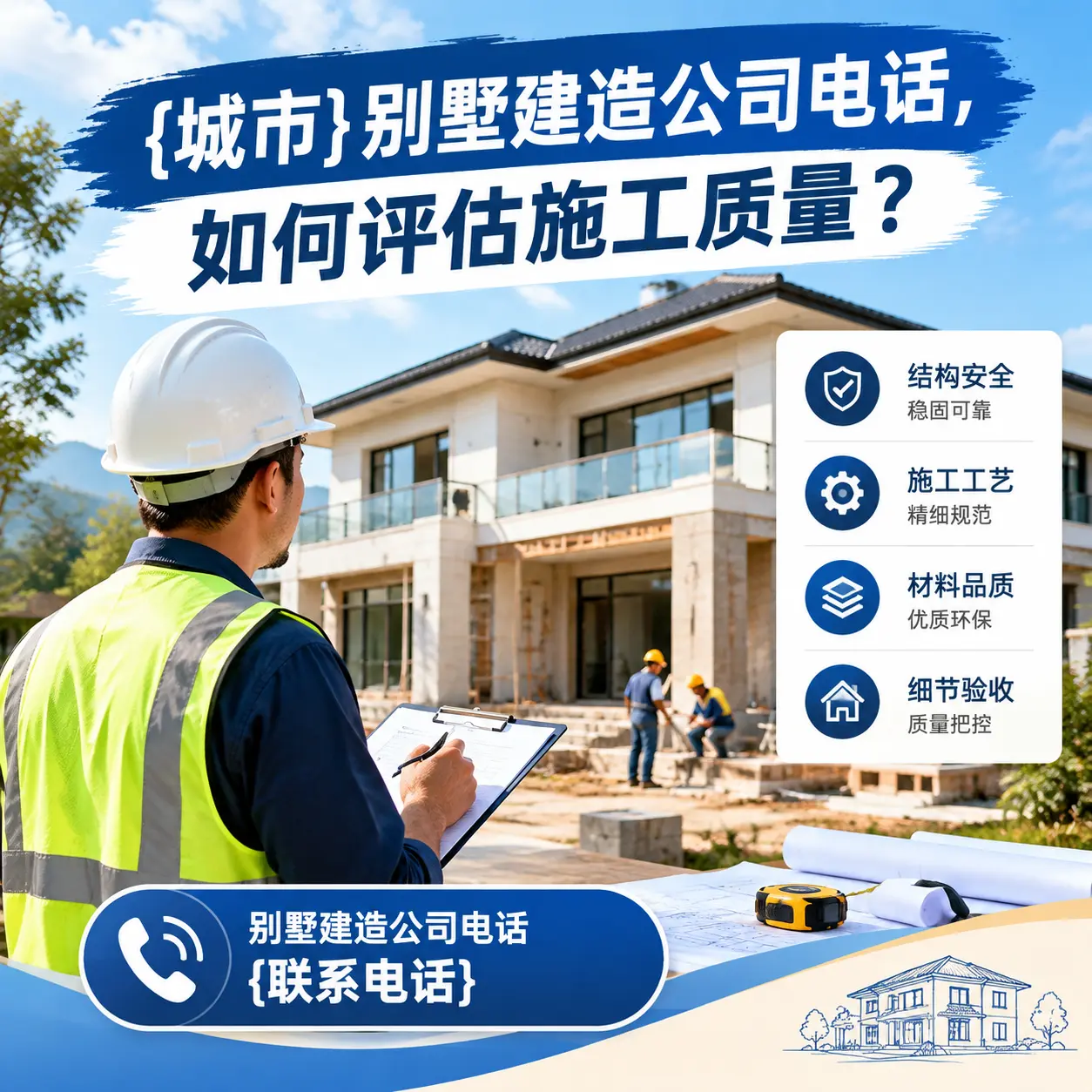 江西别墅建造公司电话,如何评估施工质量?