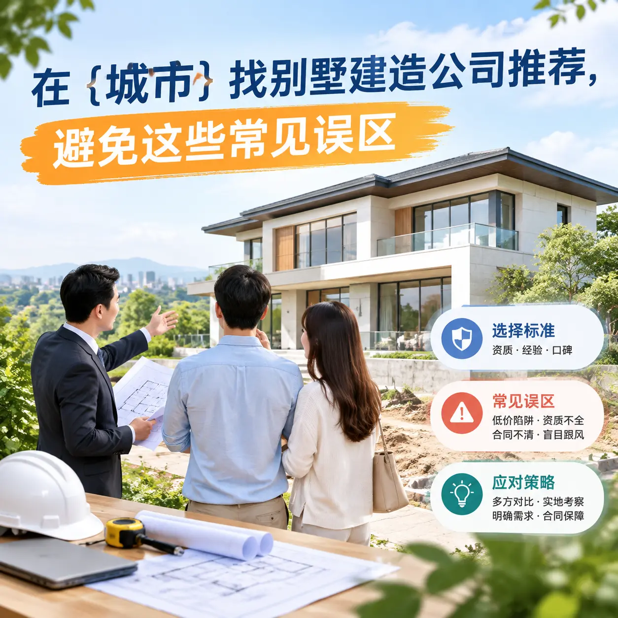 在 江西 找别墅建造公司推荐，避免这些常见误区