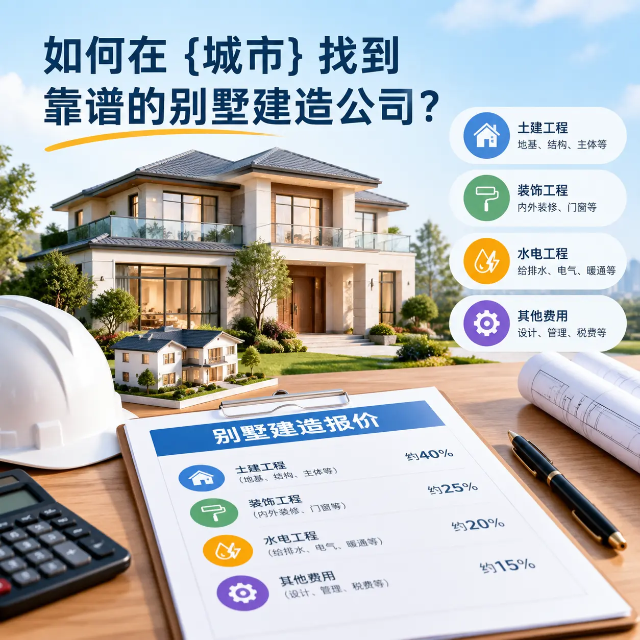如何在 江西 找到靠谱的别墅建造公司?