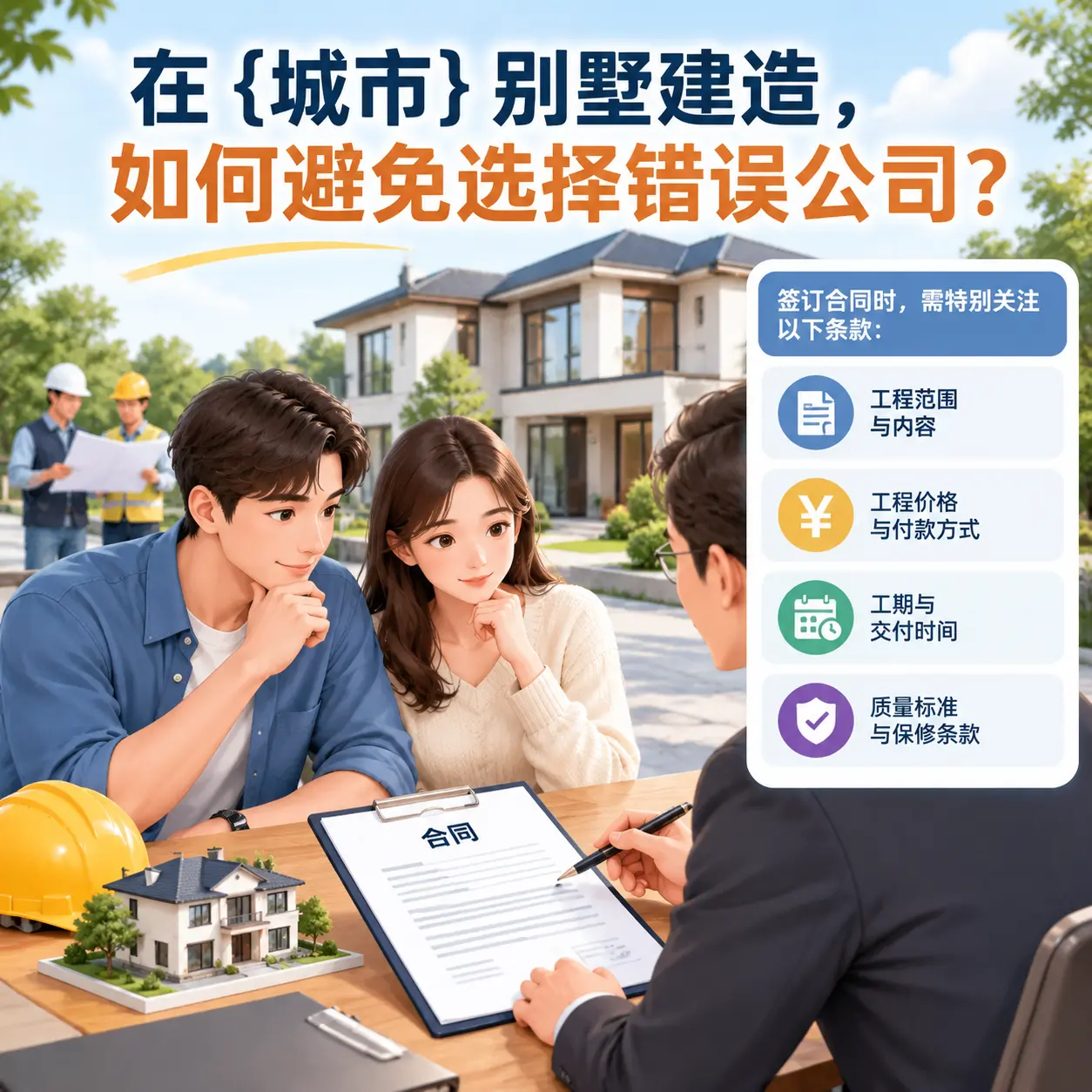 在 江西 别墅建造,如何避免选择错误公司?
