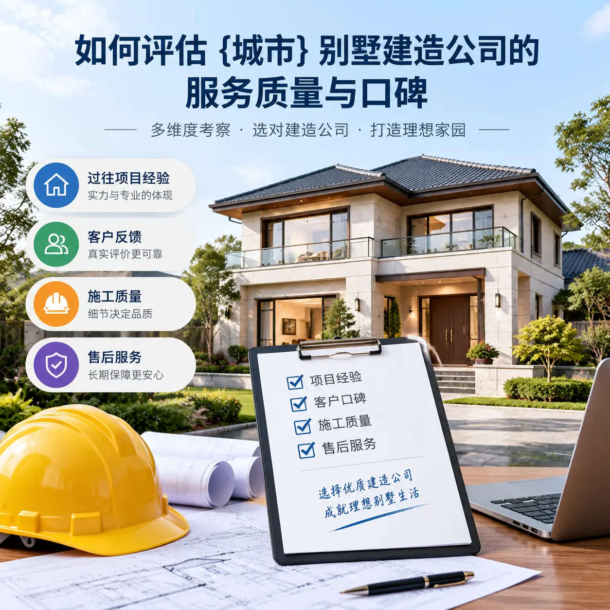 如何评估 江西 别墅建造公司的服务质量与口碑