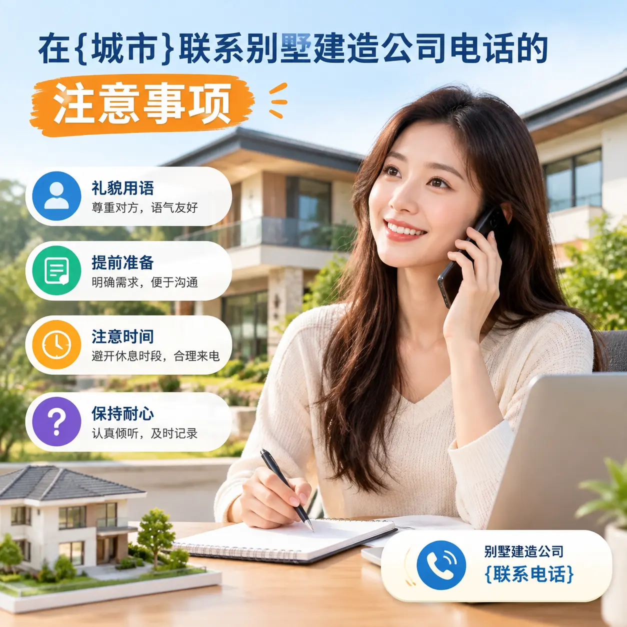 在江西联系别墅建造公司电话的注意事项