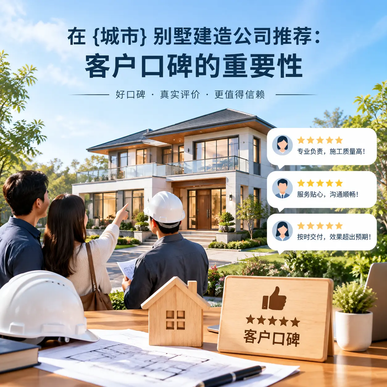 在 江西 别墅建造公司推荐:客户口碑的重要性