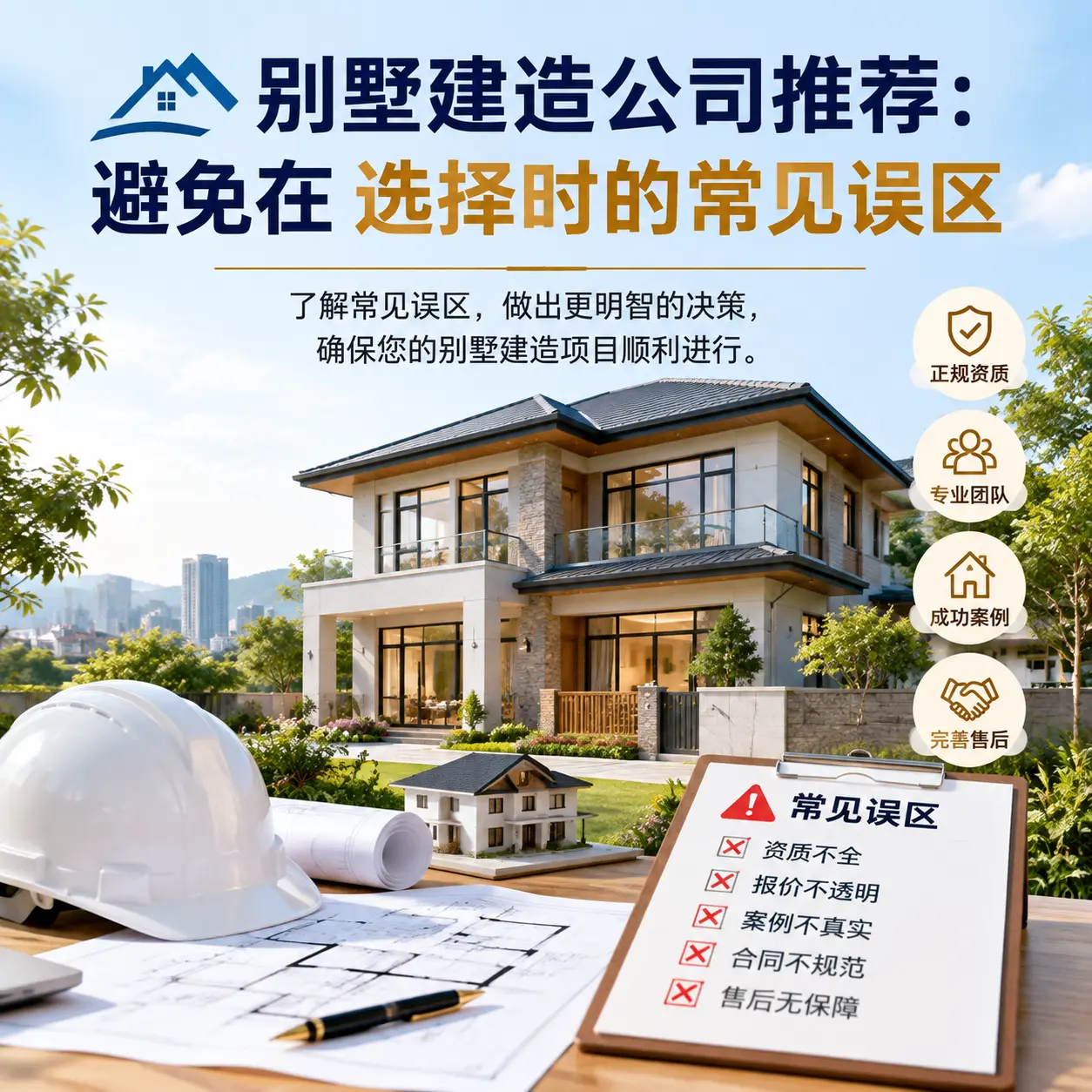 别墅建造公司推荐：避免在 江西 选择时的常见误区