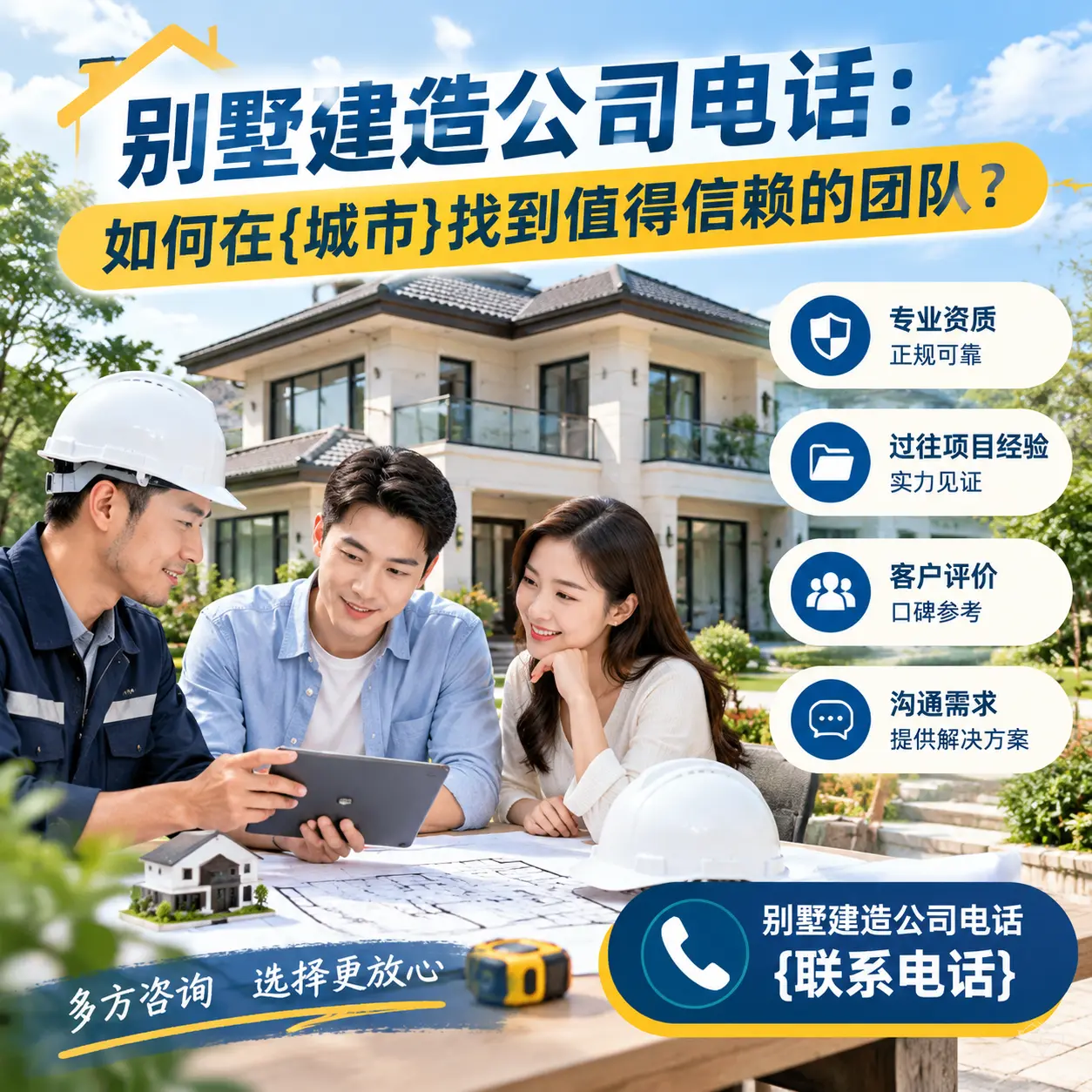 别墅建造公司电话：如何在江西找到值得信赖的团队？