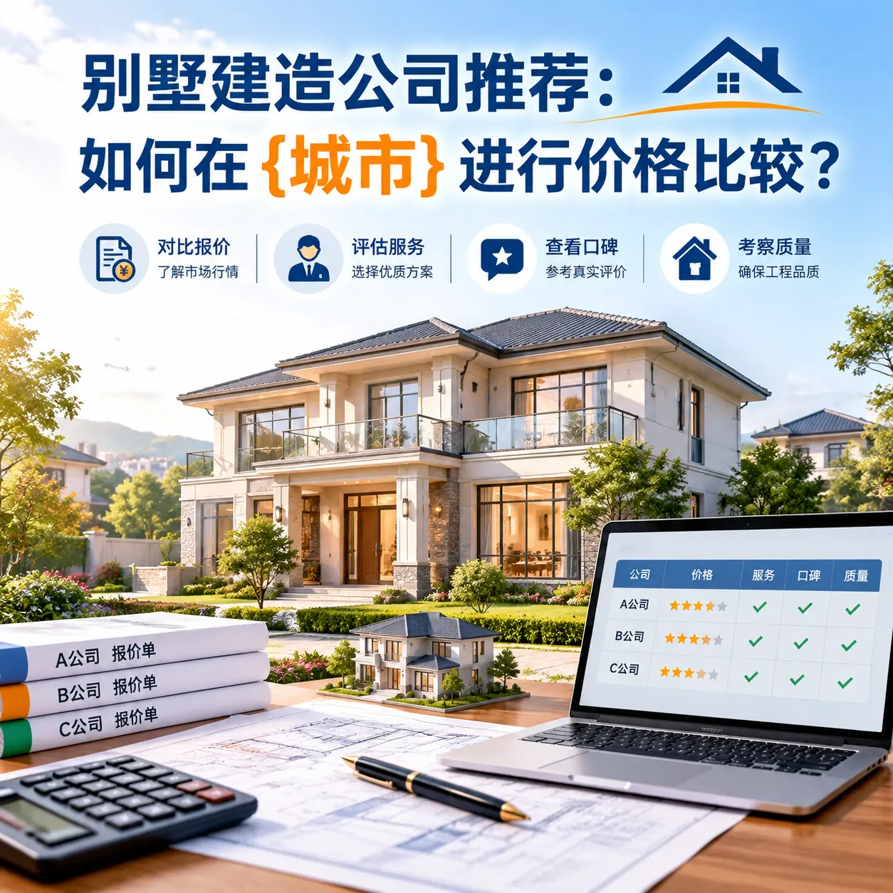 别墅建造公司推荐:如何在 江西 进行价格比较?