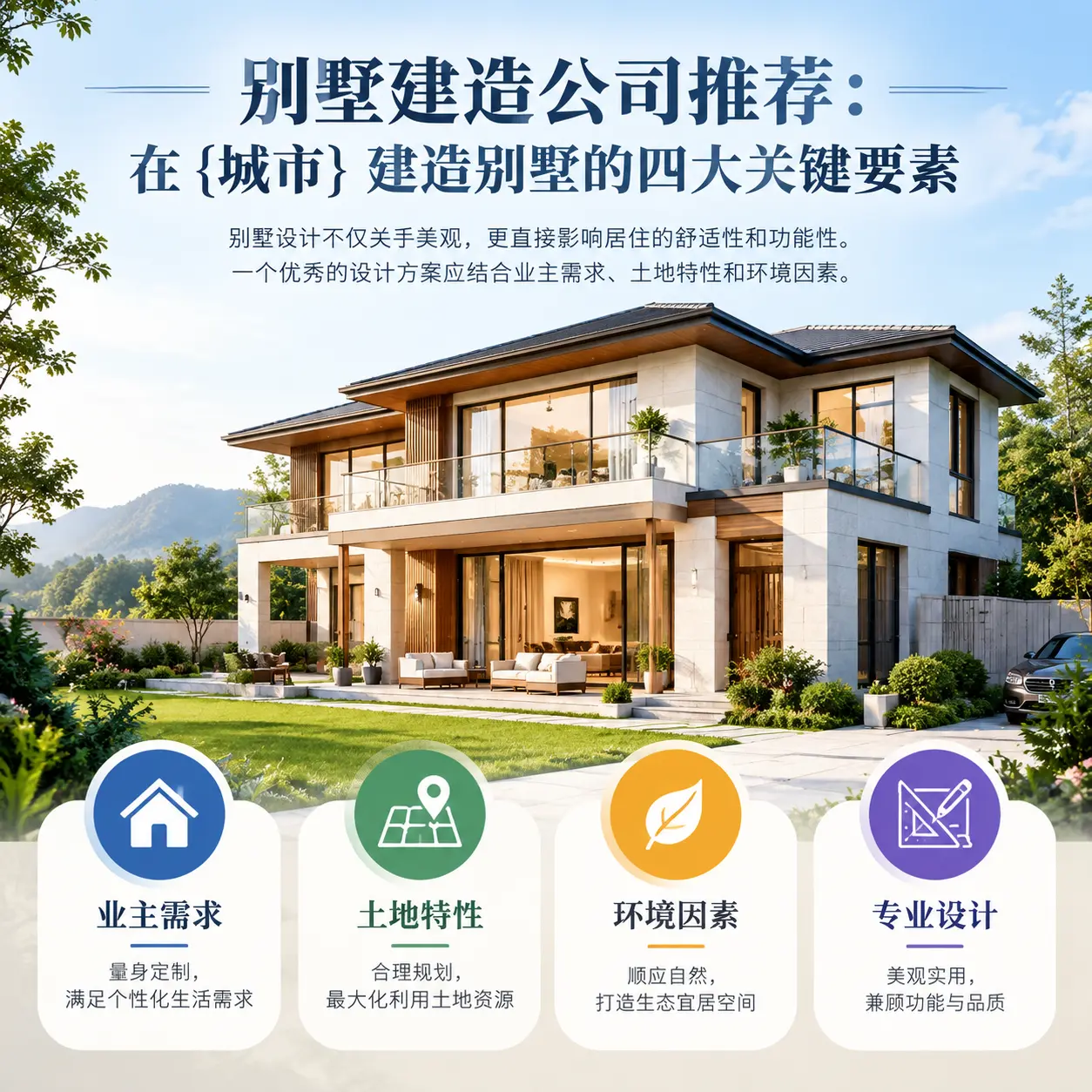 别墅建造公司推荐：在 江西 建造别墅的四大关键要素