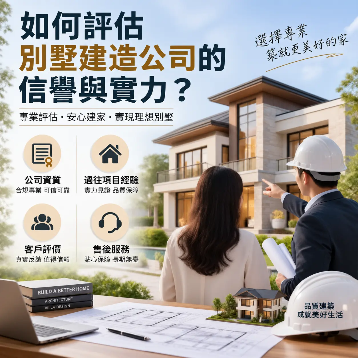 如何评估 江西 别墅建造公司的信誉与实力？