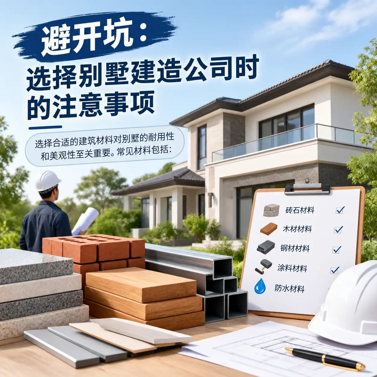 避开坑:选择 江西 别墅建造公司时的注意事项