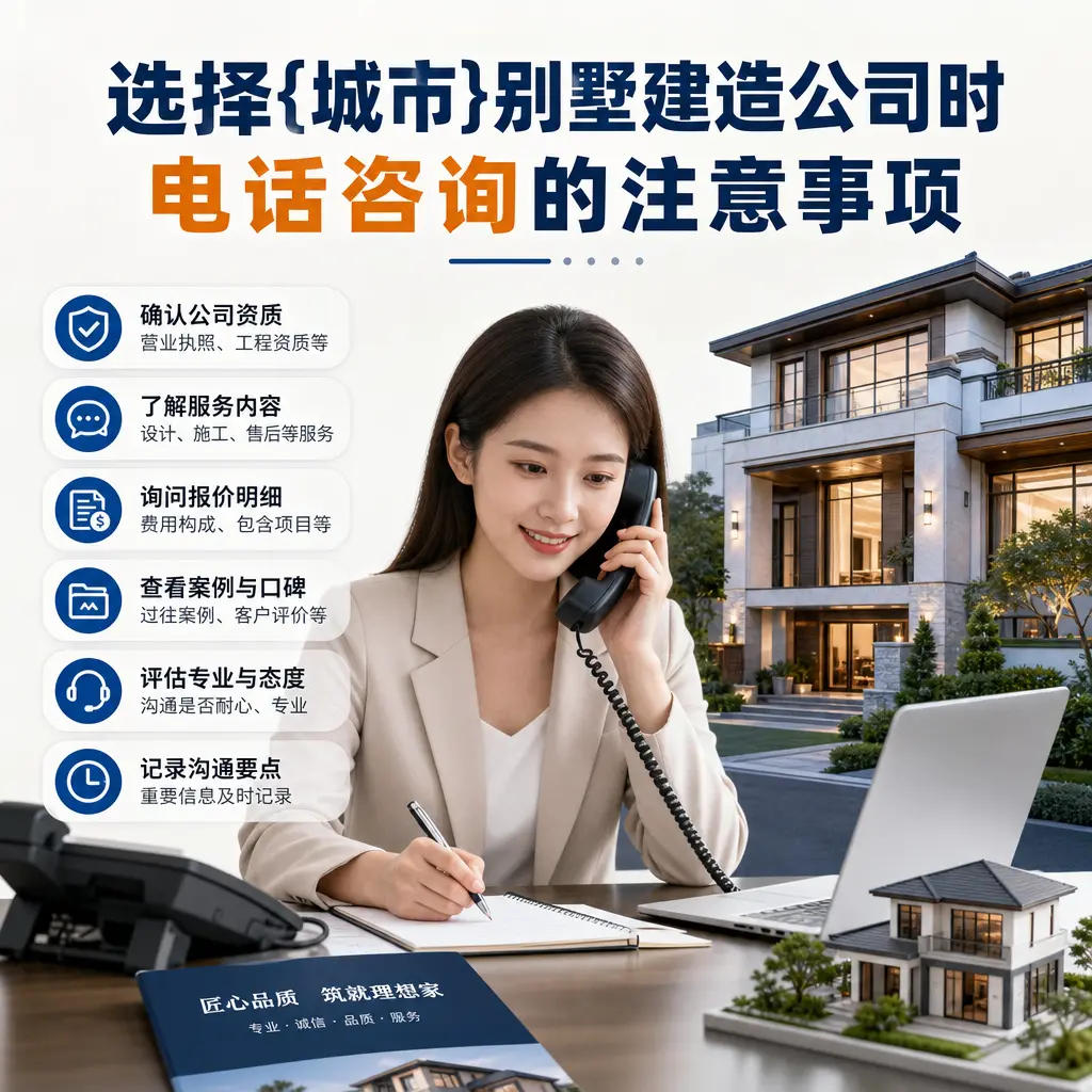选择江西别墅建造公司时,电话咨询的注意事项