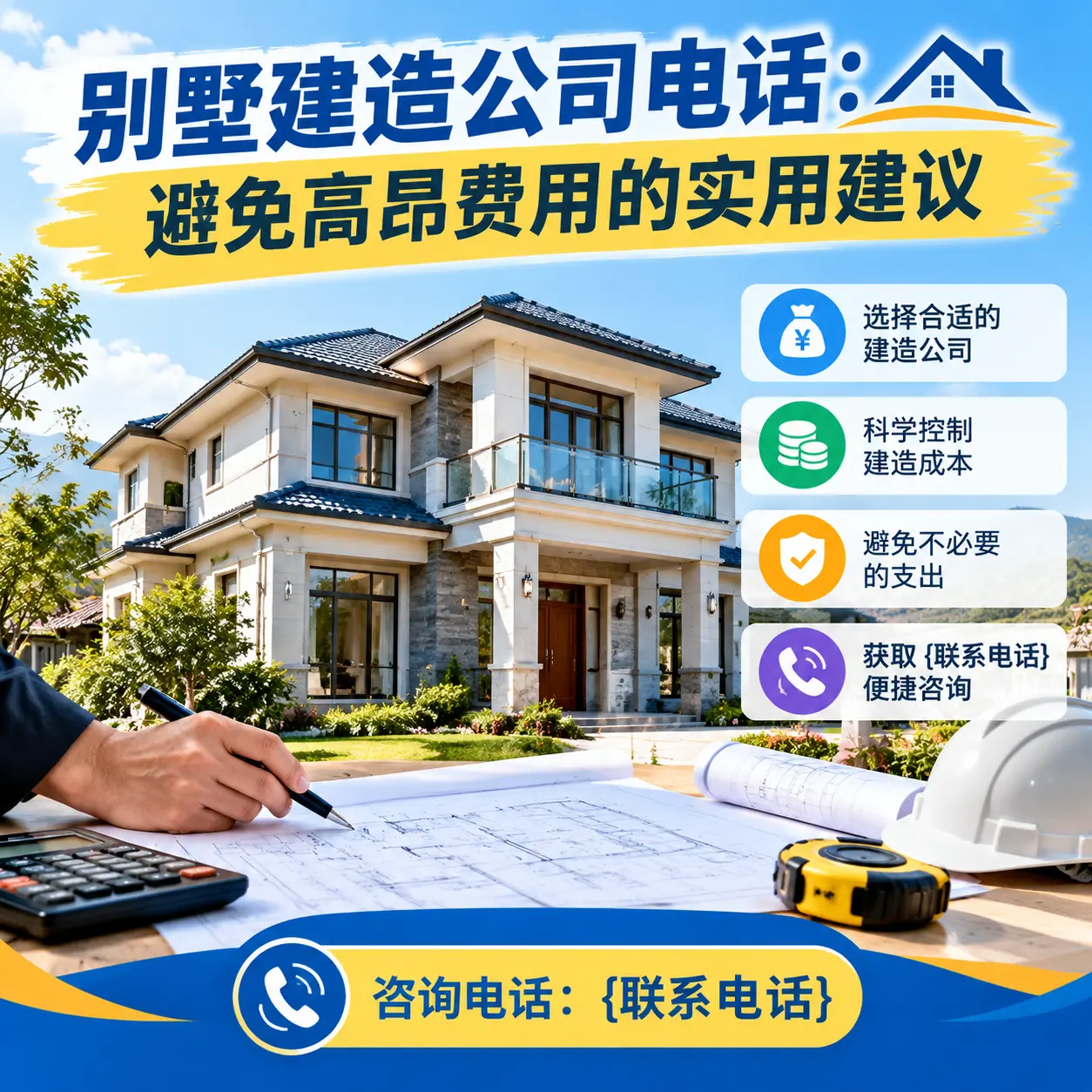 江西别墅建造公司电话:避免高昂费用的实用建议
