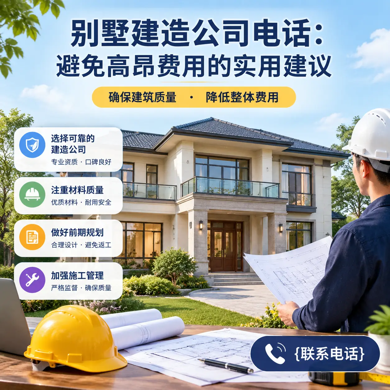 江西别墅建造公司电话:避免高昂费用的实用建议
