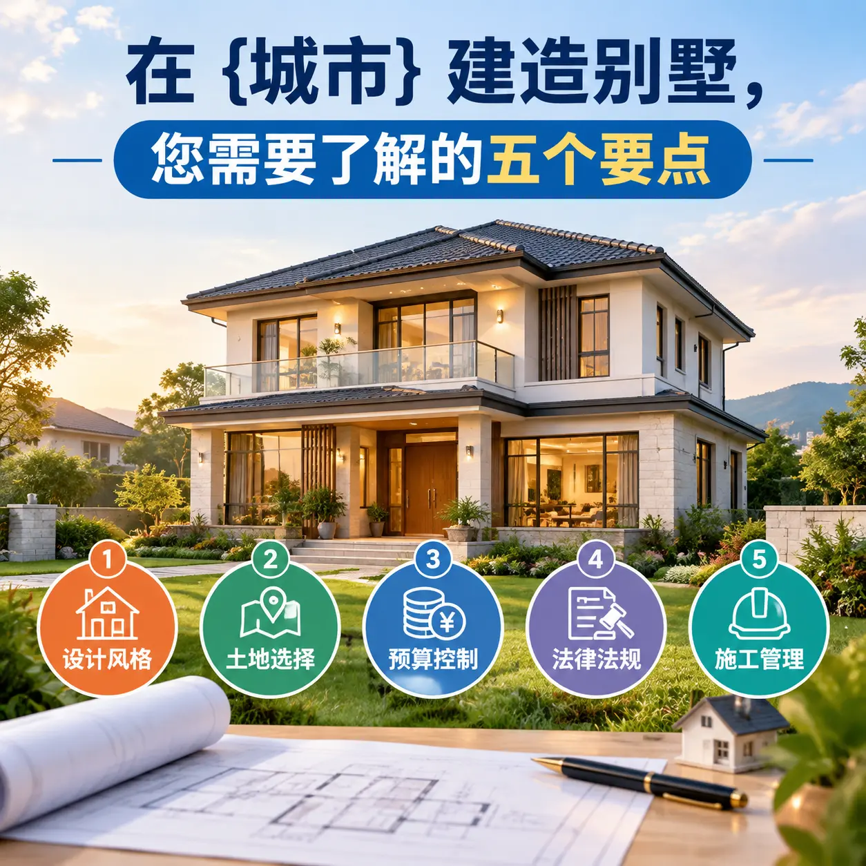 在 江西 建造别墅,您需要了解的五个要点