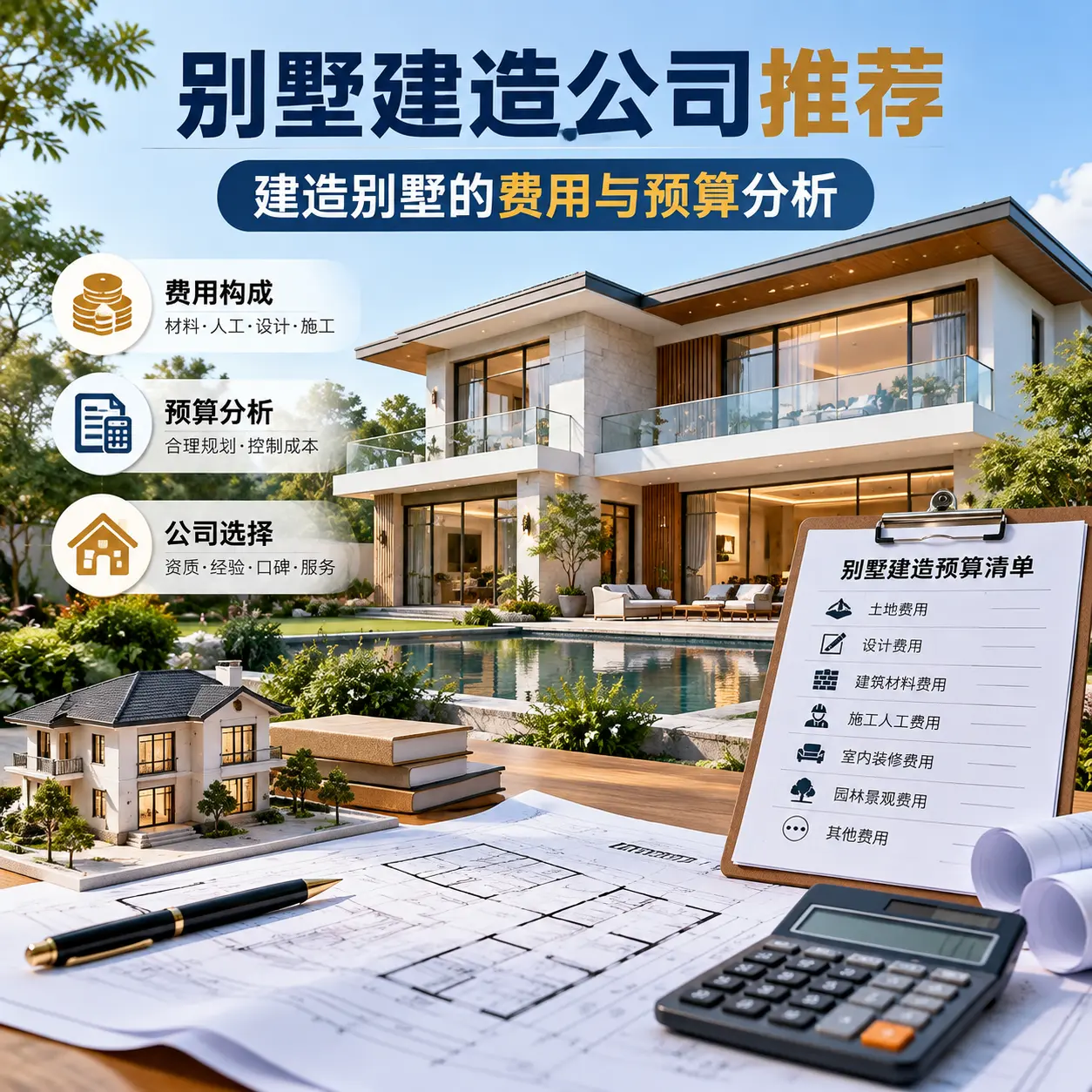 别墅建造公司推荐： 江西 建造别墅的费用与预算分析