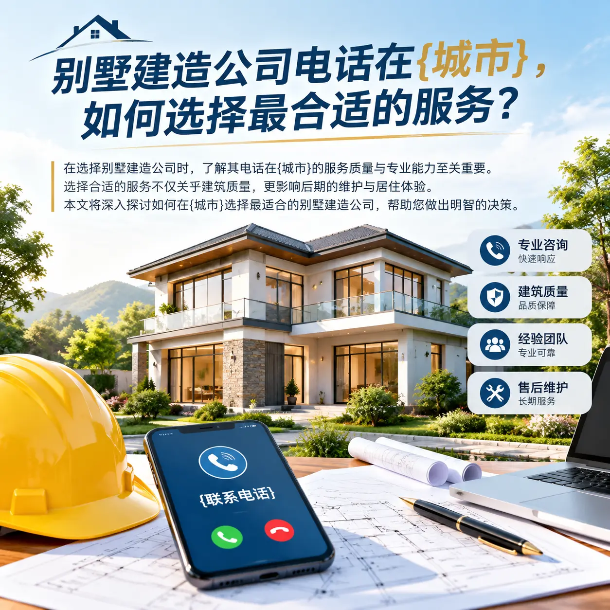 别墅建造公司电话在江西，如何选择最合适的服务？