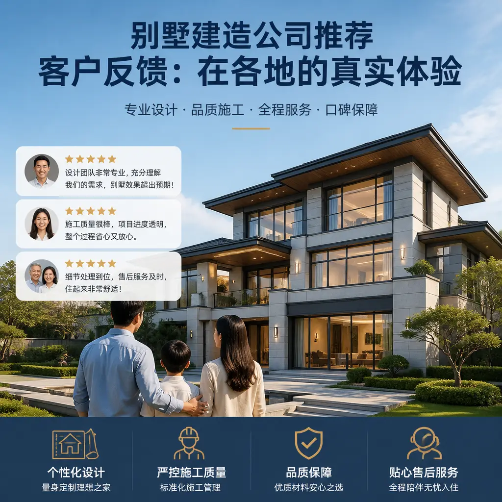 别墅建造公司推荐的客户反馈：在 江西 的真实体验