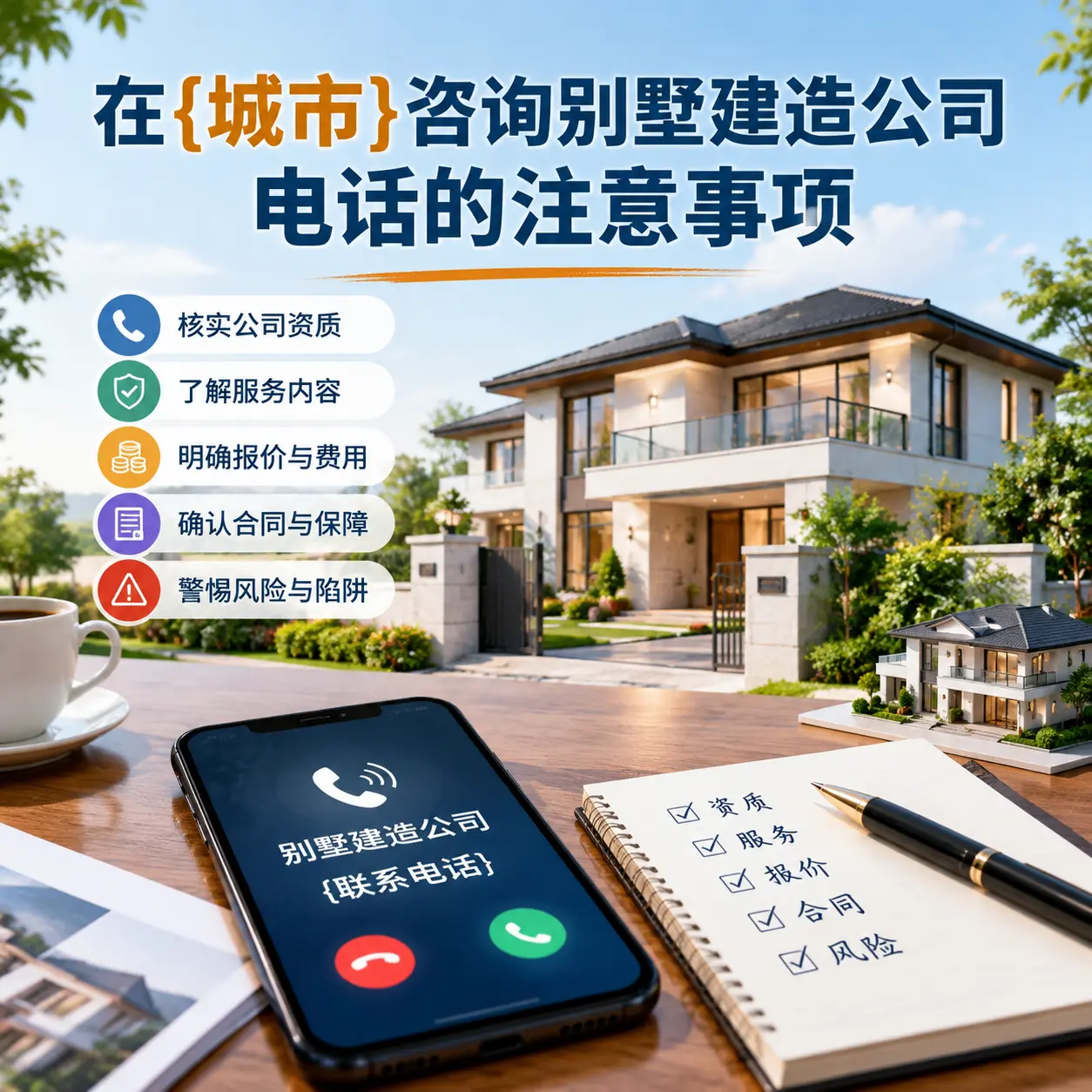 在江西咨询别墅建造公司电话的注意事项
