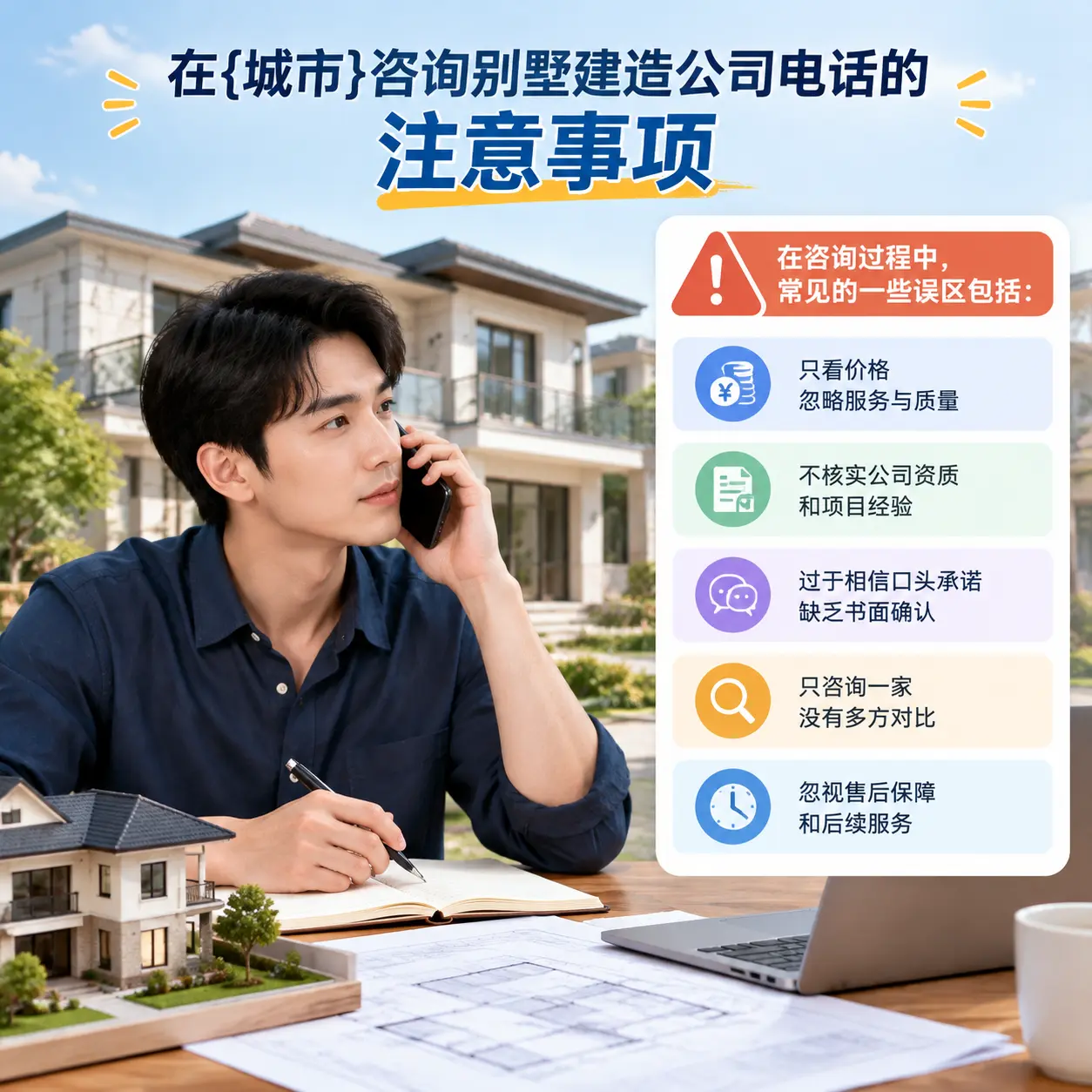 在江西咨询别墅建造公司电话的注意事项