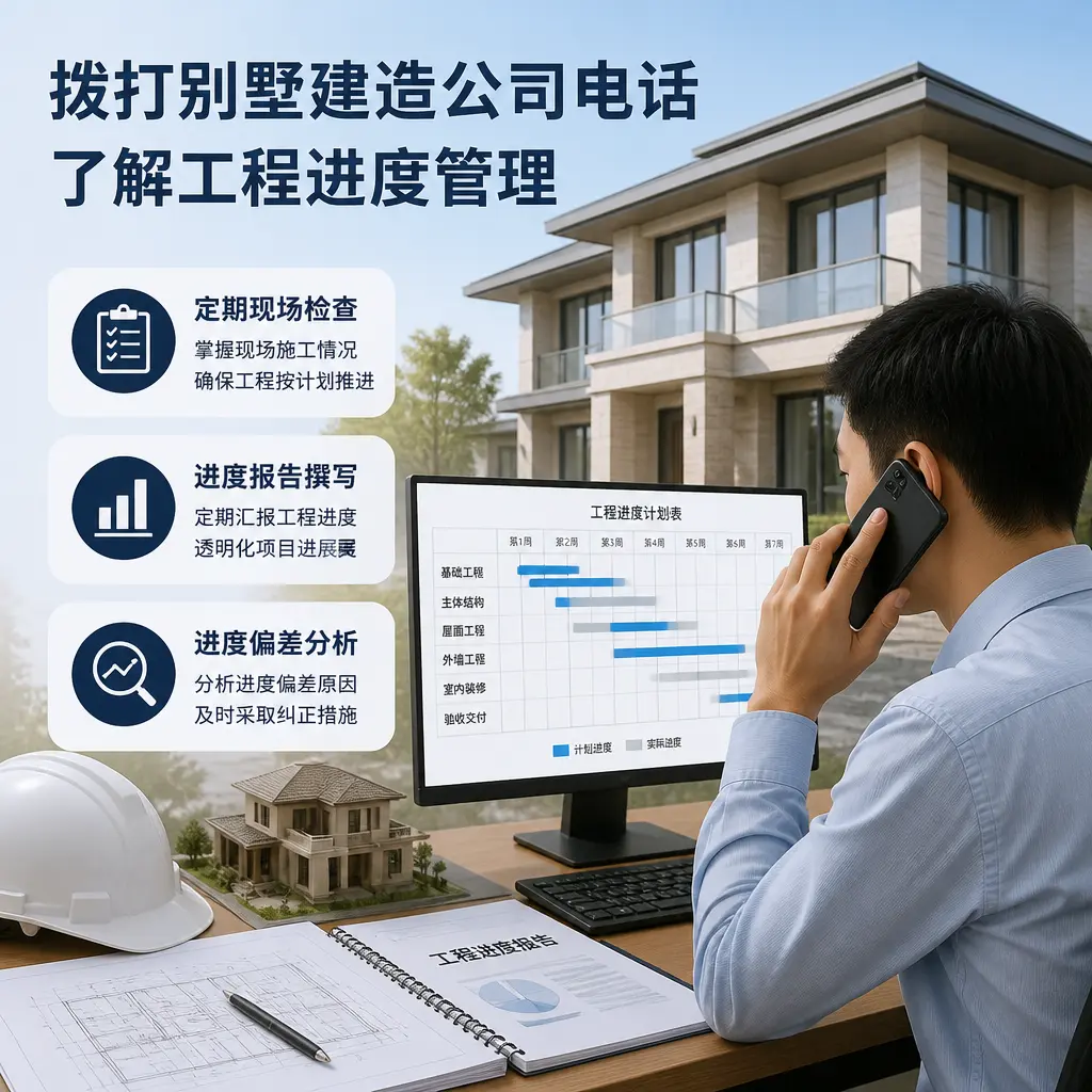 拨打江西别墅建造公司电话,了解工程进度管理