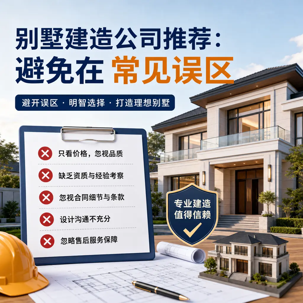 别墅建造公司推荐：避免在 江西 的常见误区