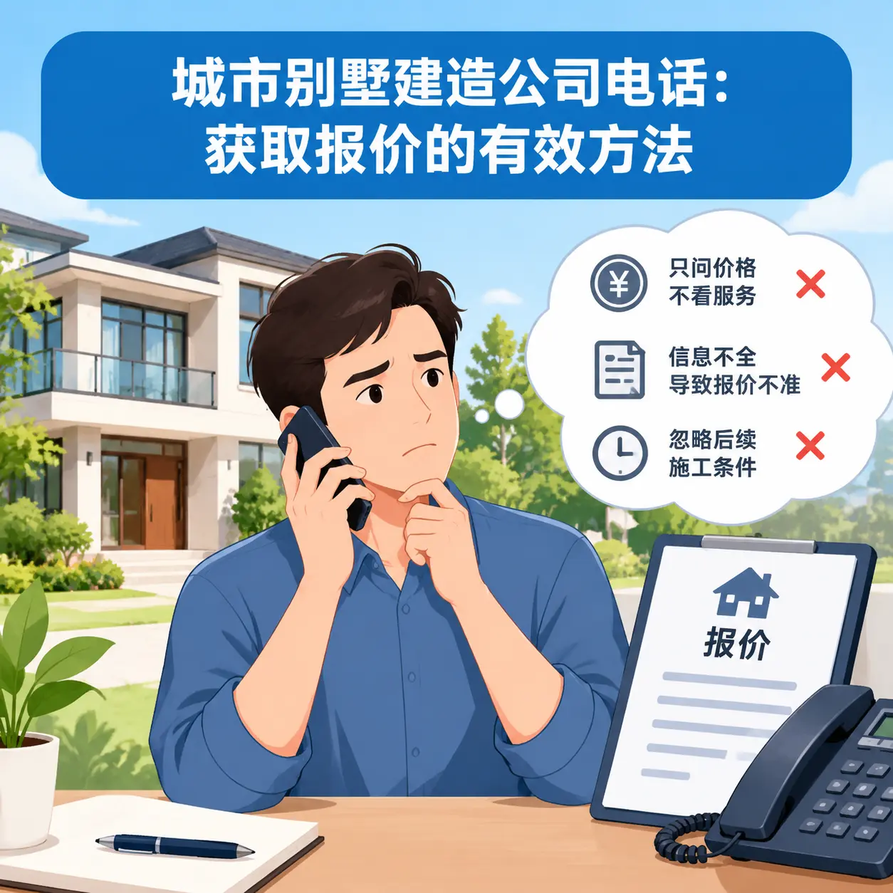 江西别墅建造公司电话:获取报价的有效方法